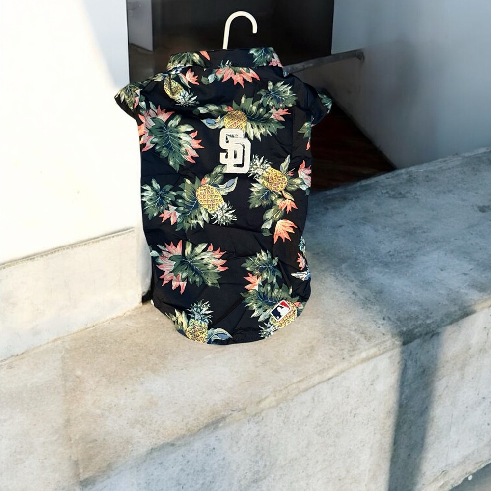 San Diego Padres Hawaiian Floral Dog shirt